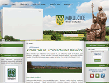 Tablet Screenshot of mikulcice.cz